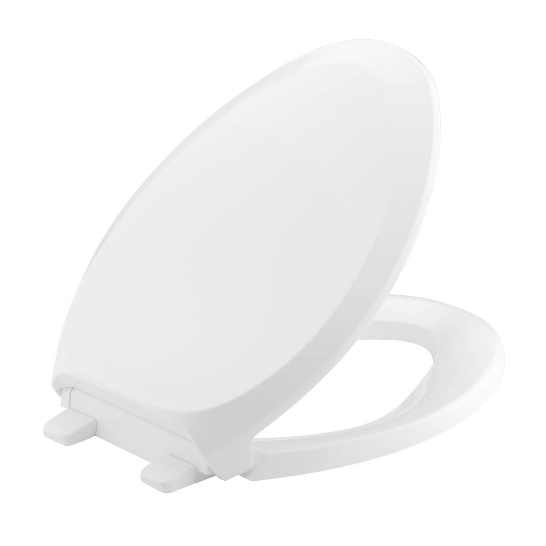 Kohler K-4713-RL French Curve ReadyLatch Quiet-Close Elongated Toilet Seat- White