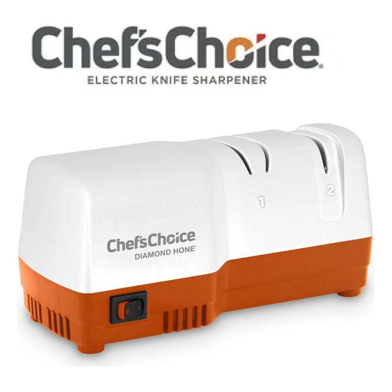 New Chefs Choice 202 Diamond Hone Electric Knife Sharpener 2 Stages!