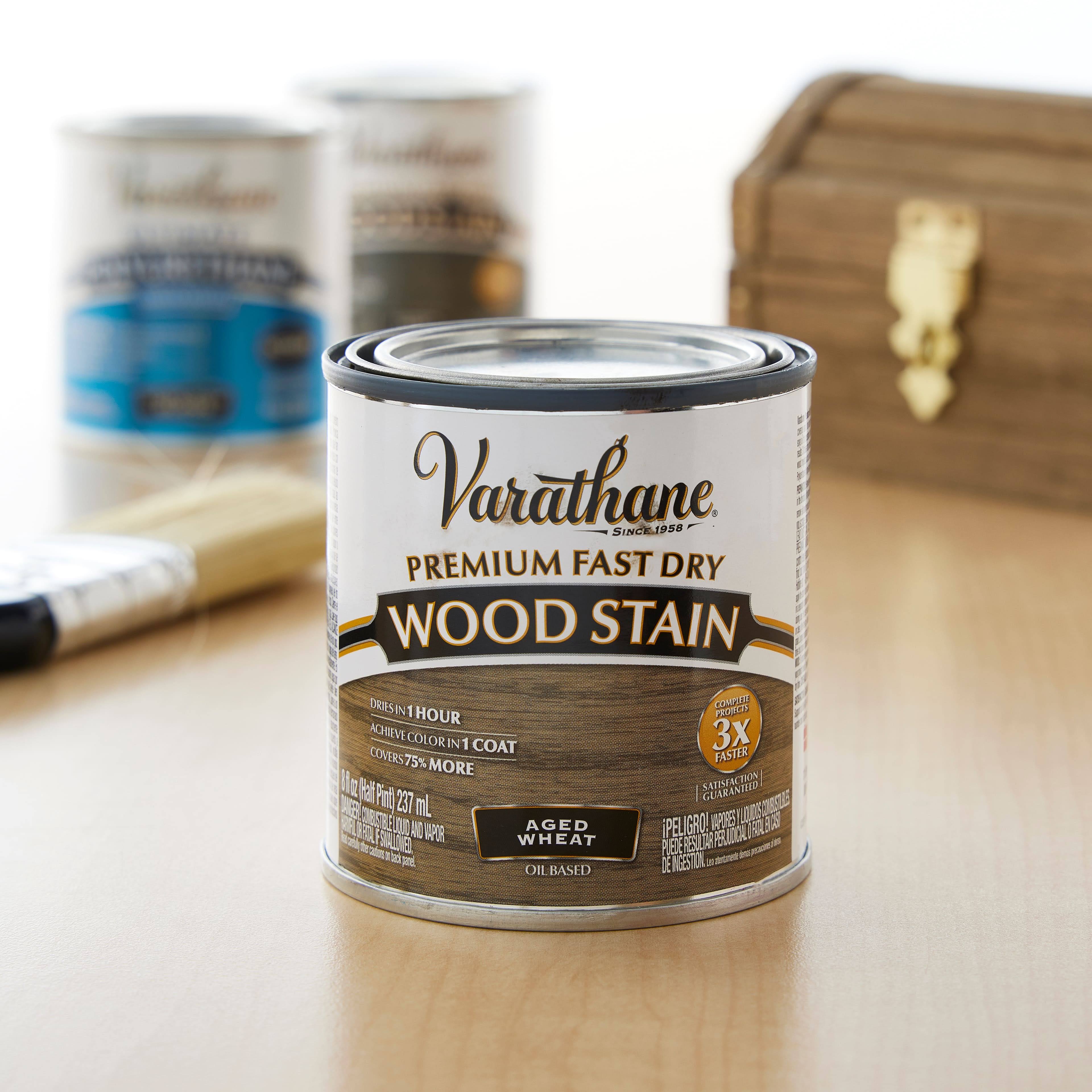 Varathane Premium Fast Dry Wood Stain- Aged Wheat- 8 fl oz