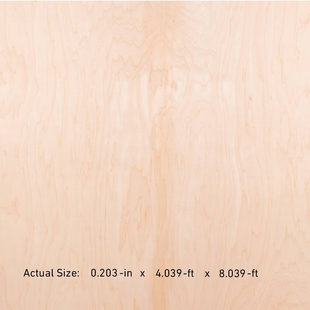 SoyStrong 1/4-in x 4-ft x 8-ft Maple Sanded Plywood 712807