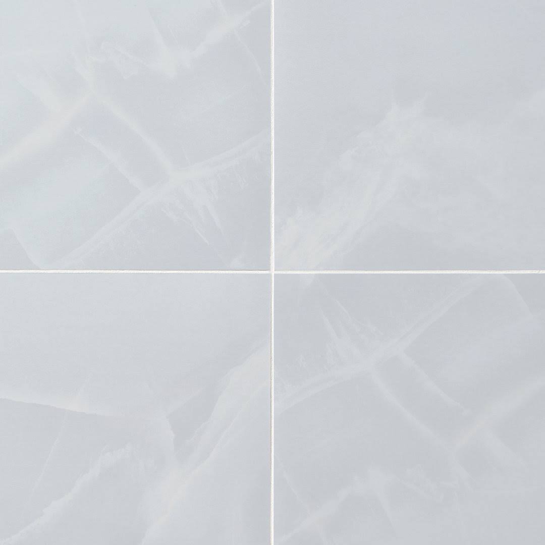 Ivy Hill Tile Saroshi Onyx Azul 23.62 in. x 47.24 in. Polished Porcelain Floor and Wall Tile (15.5 Sq. ft./Case)