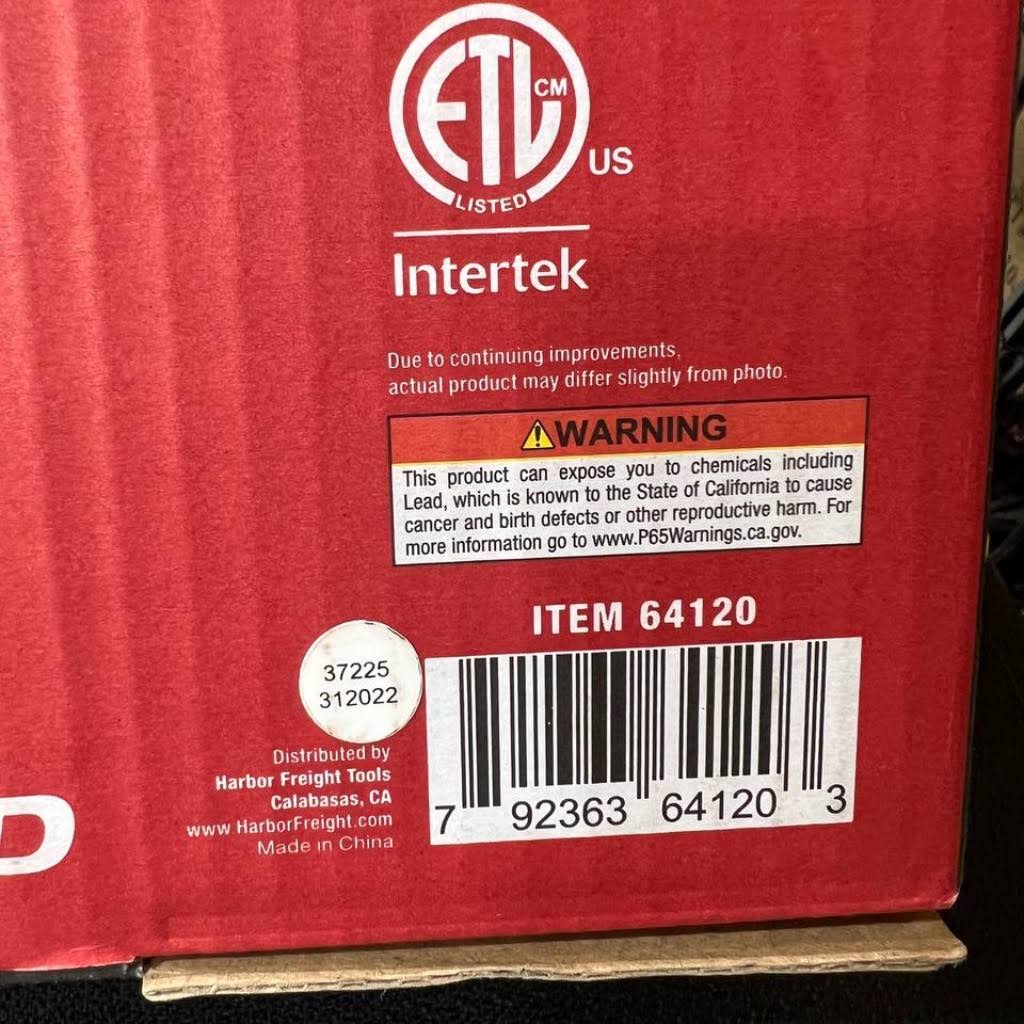 Bauer Tools 1882e-b 1/2