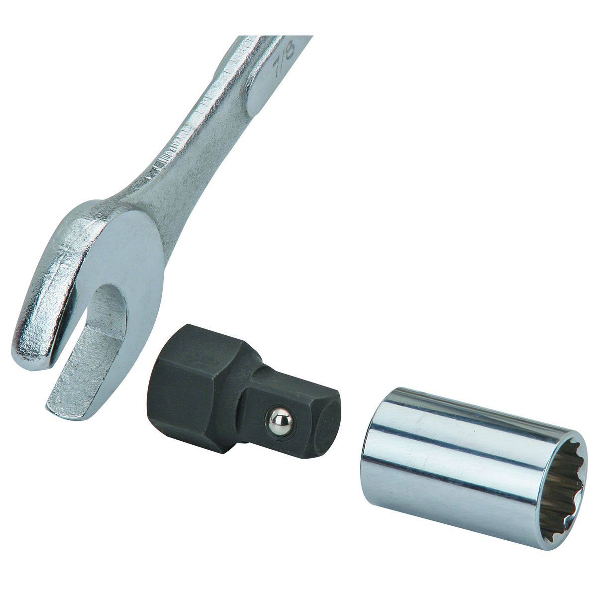 3 PC Square Drive Socket Caps, Hex 7/16 inch, 9/16 inch & 3/4 inch with 1/4 inch, 3/8 inch & 1/2 inch Drives