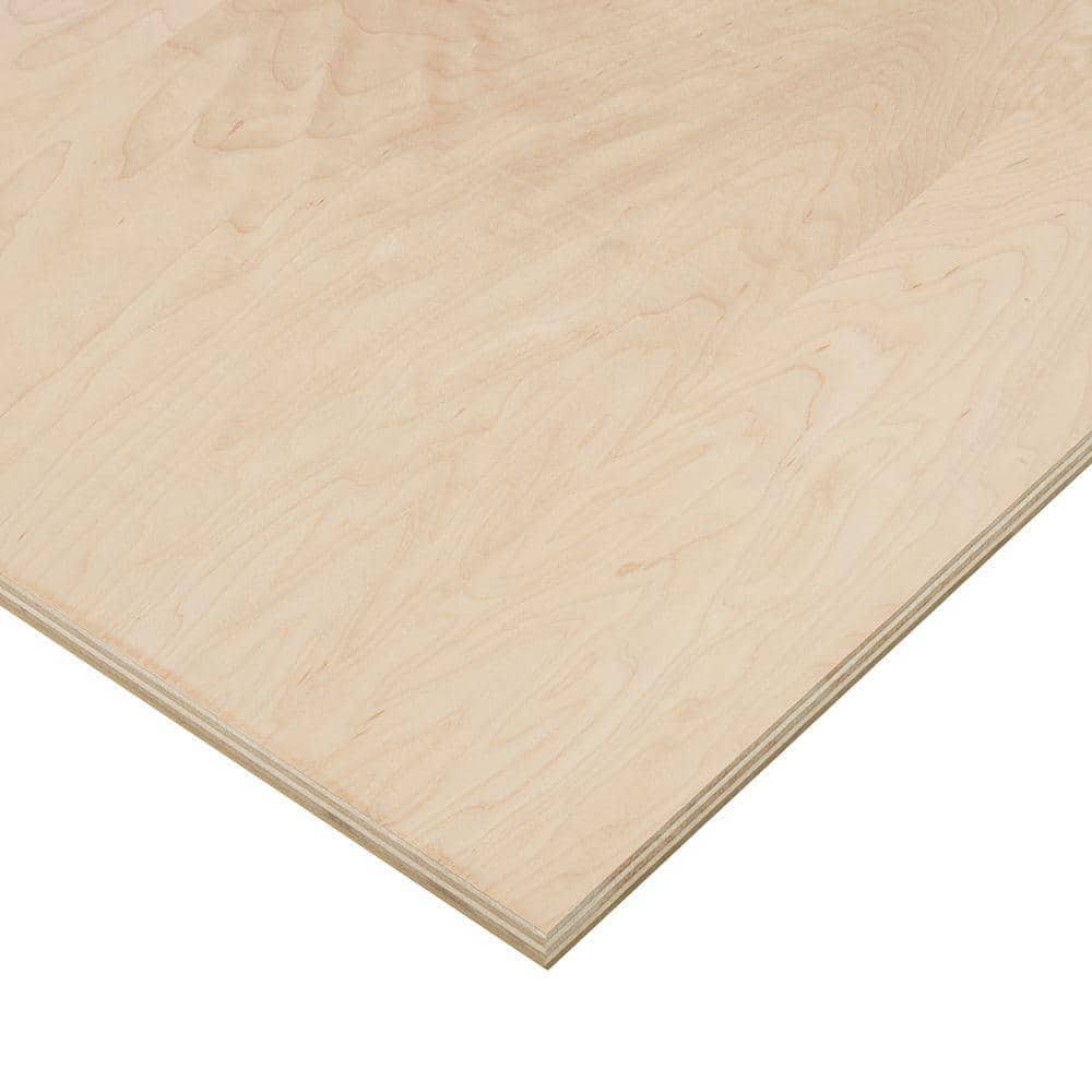 Columbia Forest Products 3/4 in. x 2 ft. x 8 ft. PureBond Maple Plywood Project Panel (Free Custom Cut Available) 2250