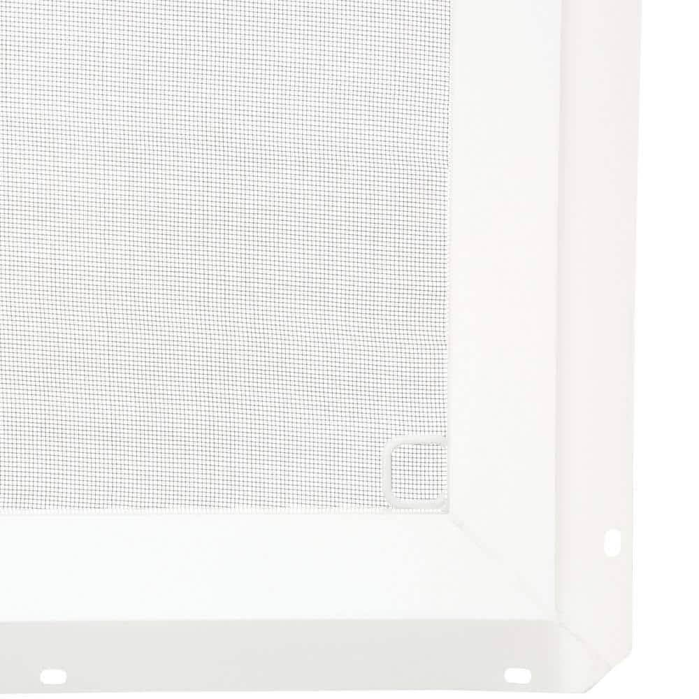 TAFCO VUS4824 47.5 in. x 23.5 in. Utility Left-Hand Single Slider Vinyl Window Single Glass and Screen- White