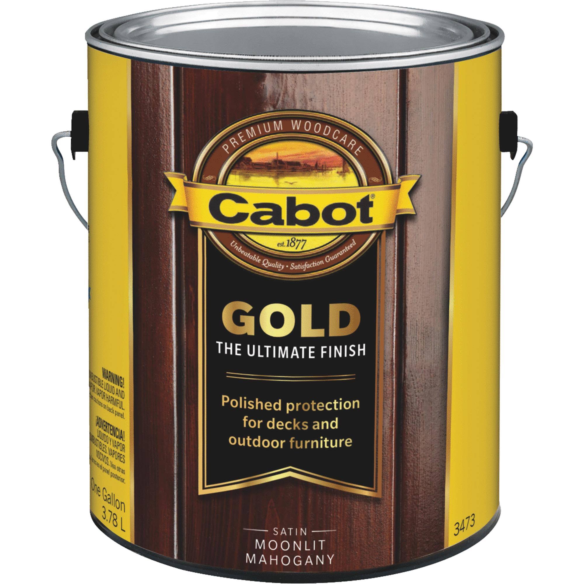 Cabot Gold Exterior Stain 1 gal., Moonlit Mahogany
