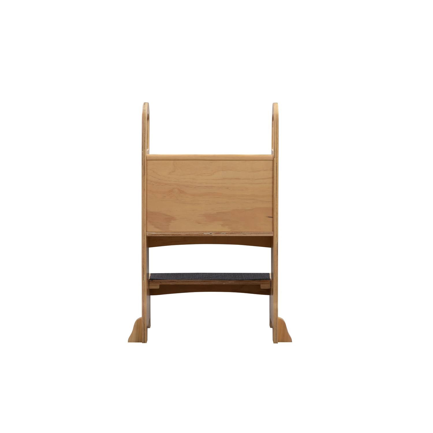 Naomi Home Kids Step to It Stool, Kids Kitchen Step Stool, Natural