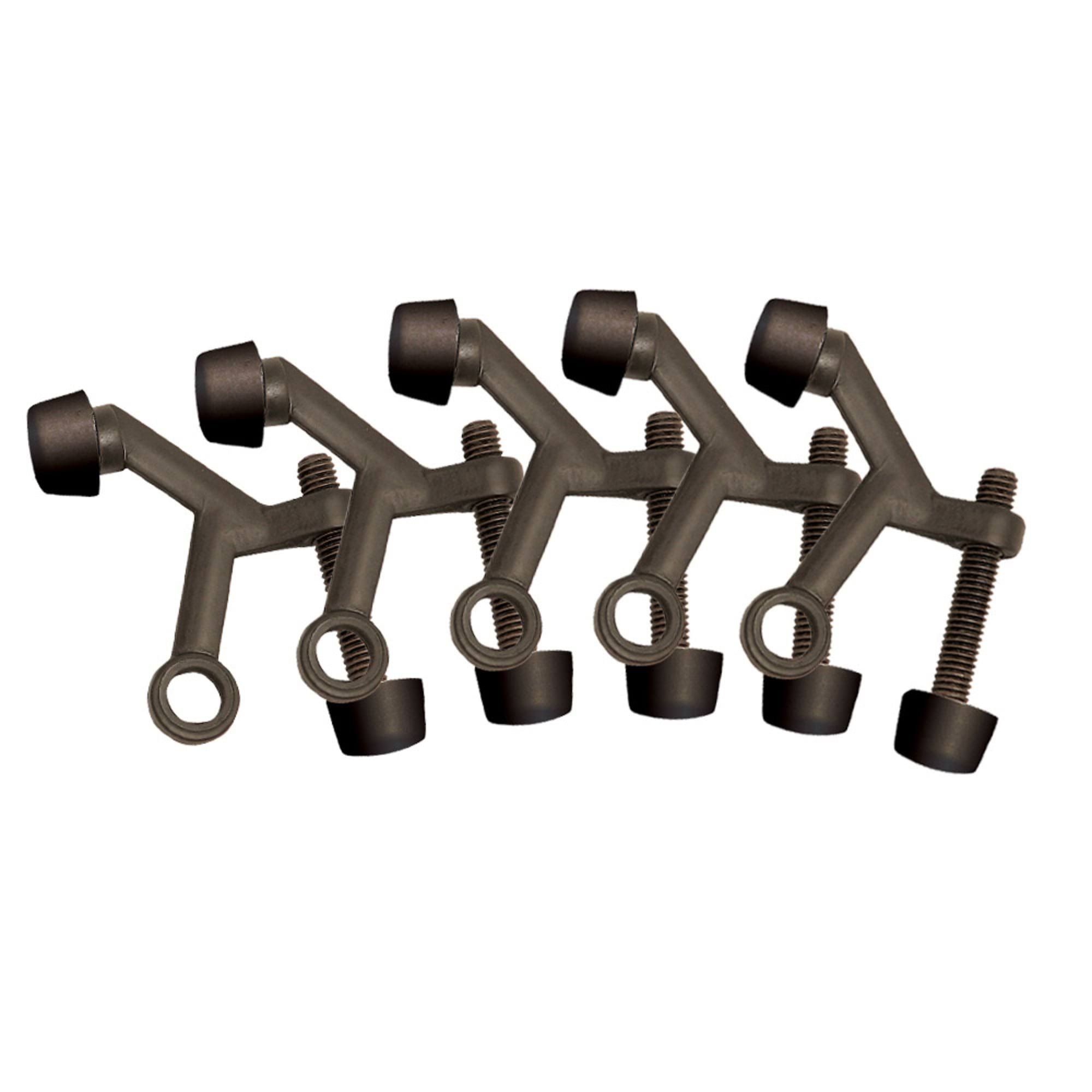 Design House 181792 Oil Rubbed Bronze Standard Hinge Pin Door Stop (5-Pack)