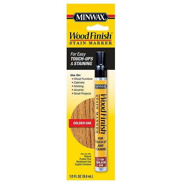 Minwax Wood Finish Stain Marker, Golden Oak- 0.33 oz