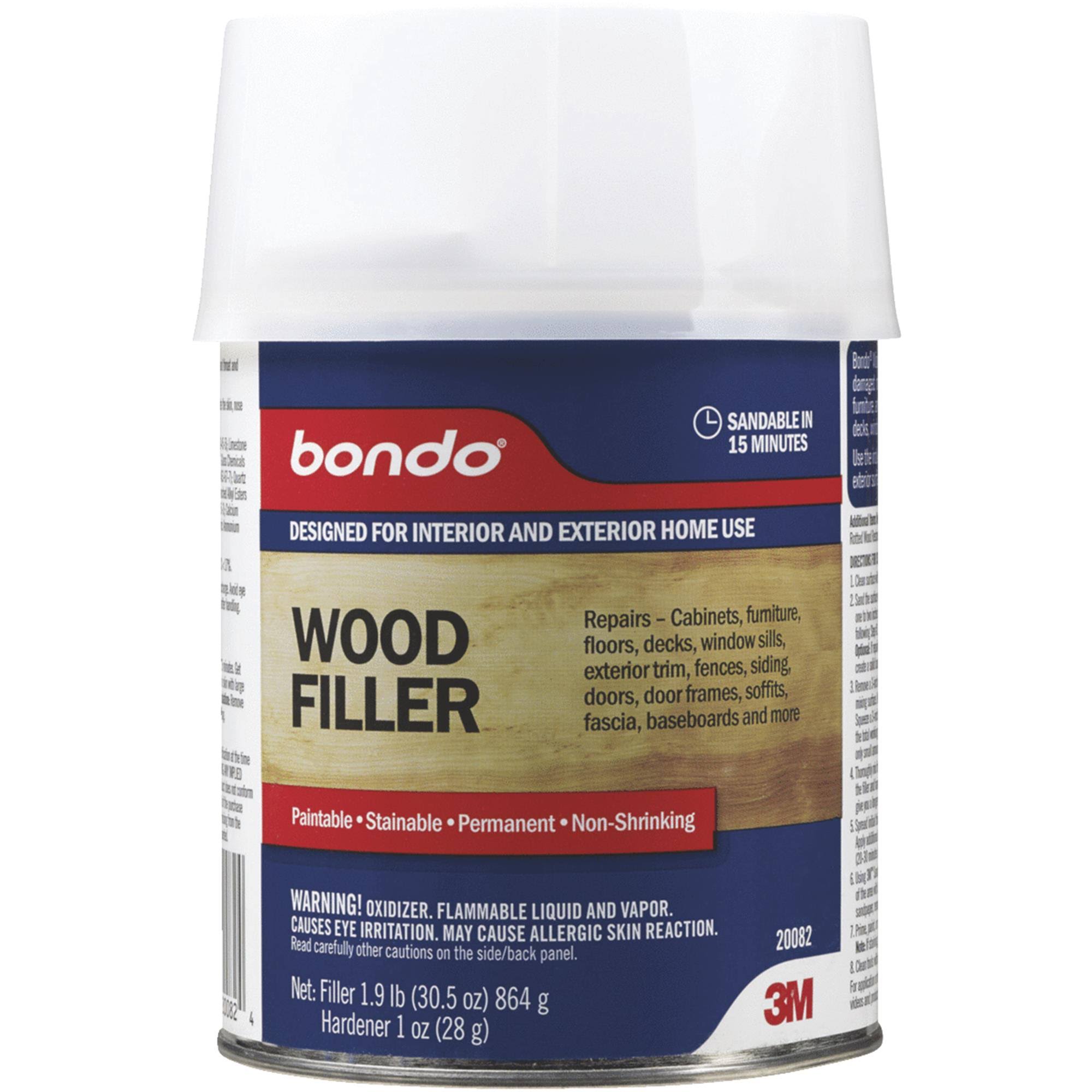 Bondo 20082 Wood Filler- 1 Quart