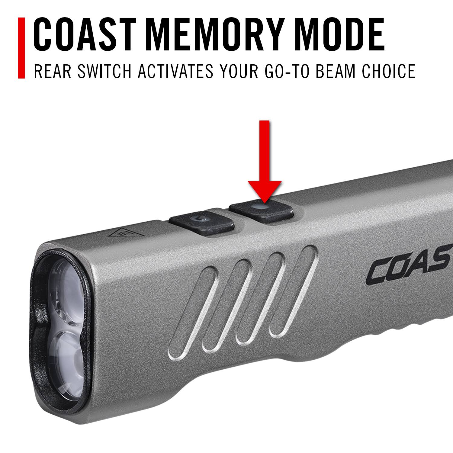 Coast Slayer LED Flashlight | Fixed Focus Beam | 1150 Lumens | Aluminum | Lifetime Warranty | Dust Resistant | Pocket Size