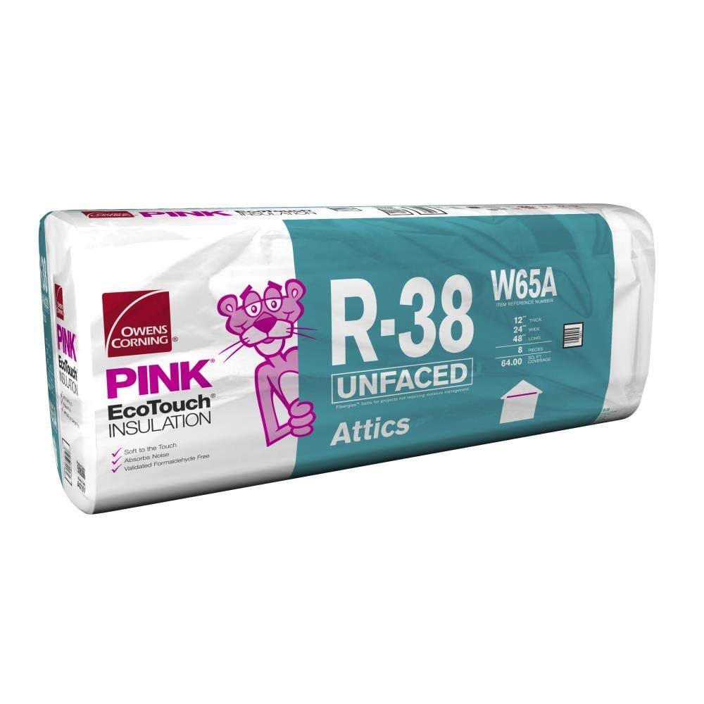 Owens Corning R-38 Unfaced Fiberglass Insulation Batt 24 in. x 48 in.