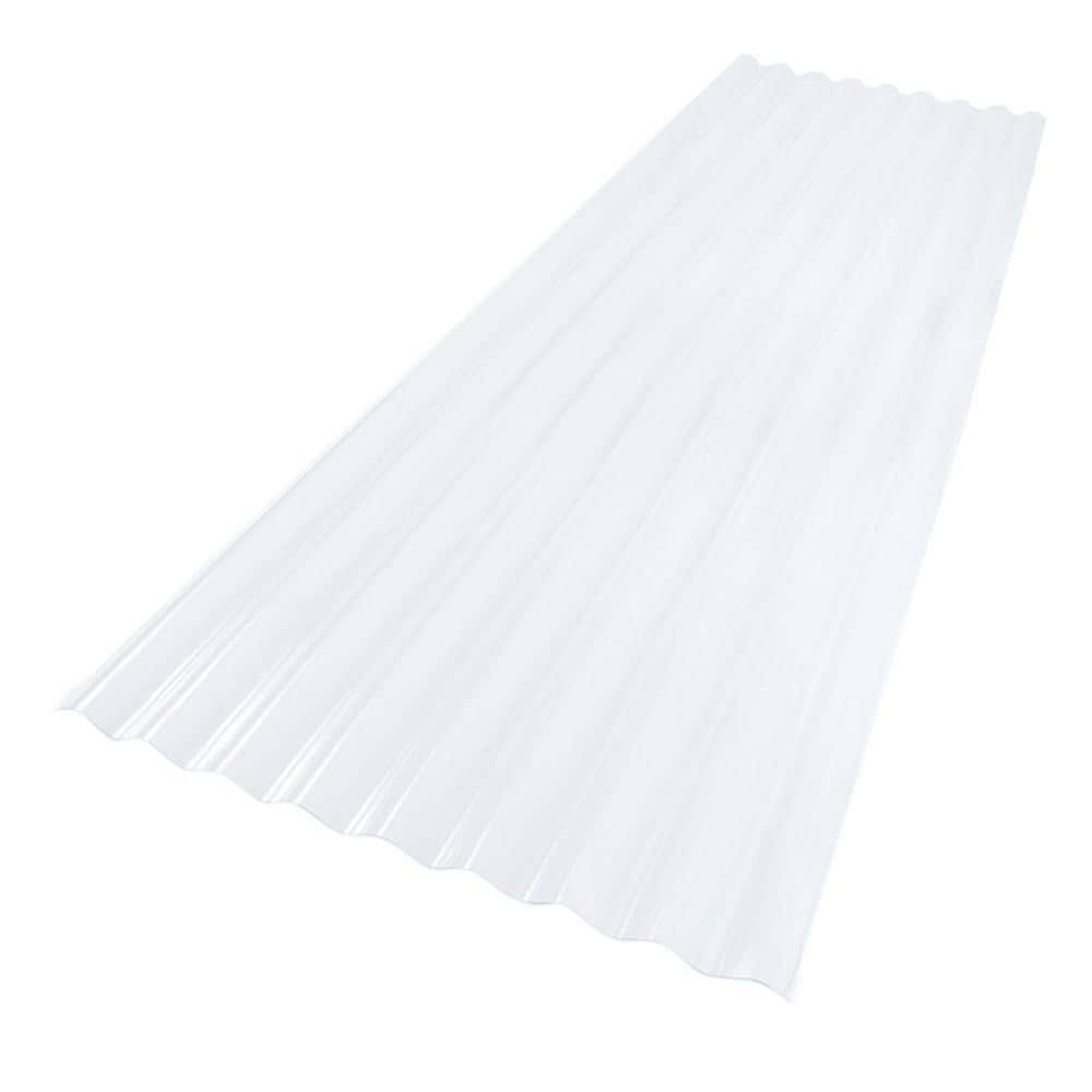 Palruf 26 in. W x 8 ft. L PVC Roofing Panel Clear 100423