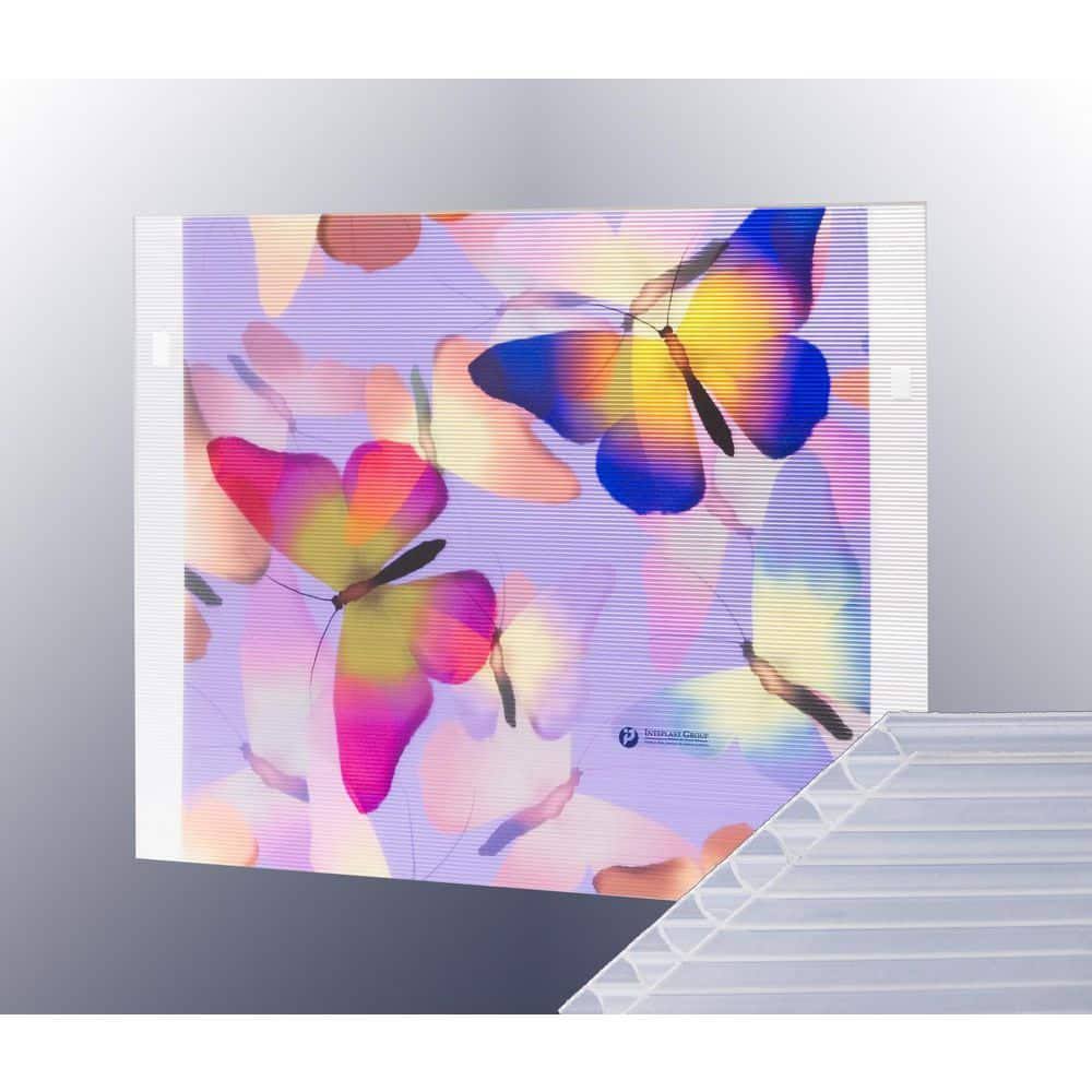 Coroplast 42D14122 36 in. x 72 in. x 0.157 in. (4 mm) White Corrugated Twin Wall Plastic