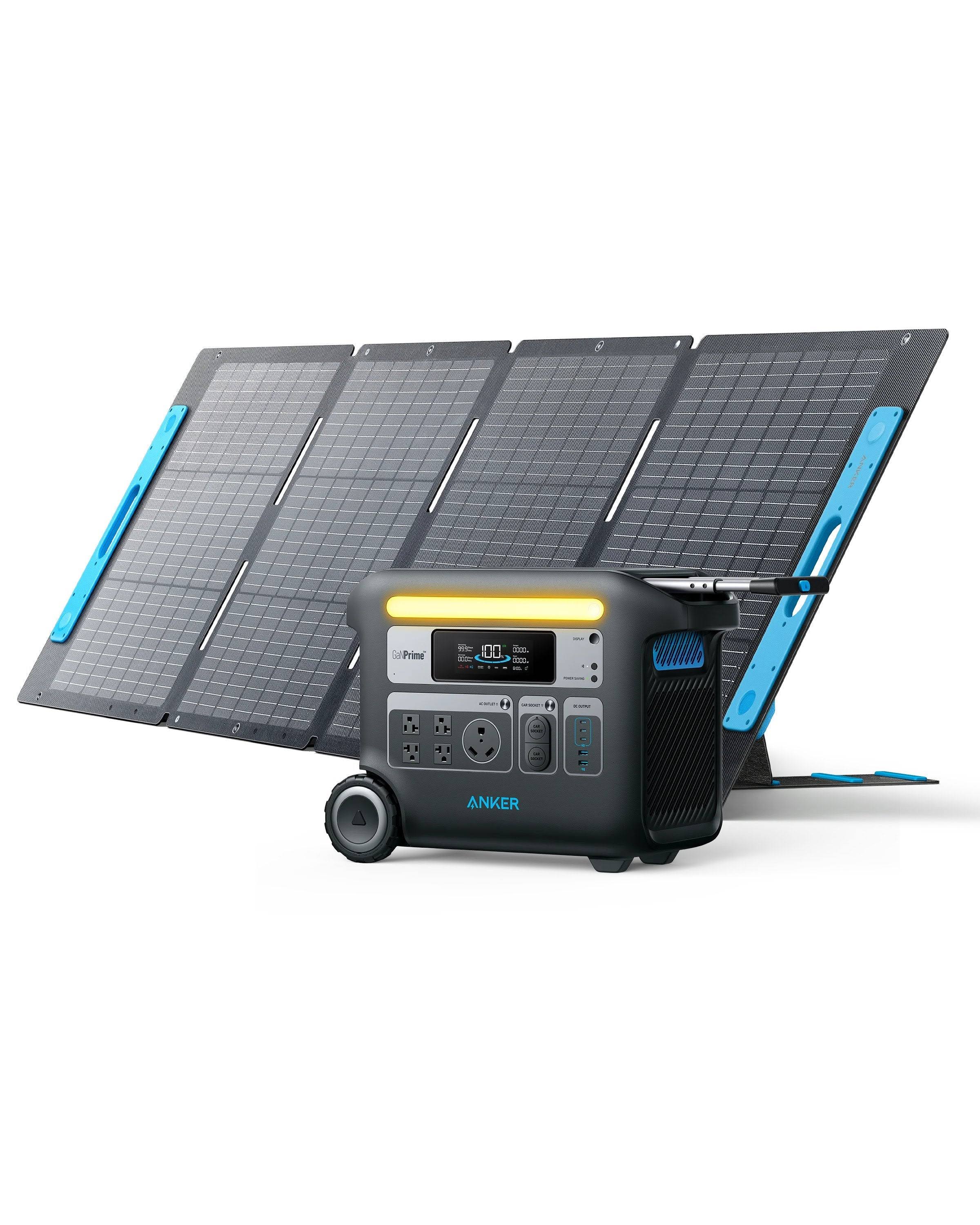 Anker SOLIX F2000 Solar Generator (PowerHouse 767 with 400W Solar Panel)