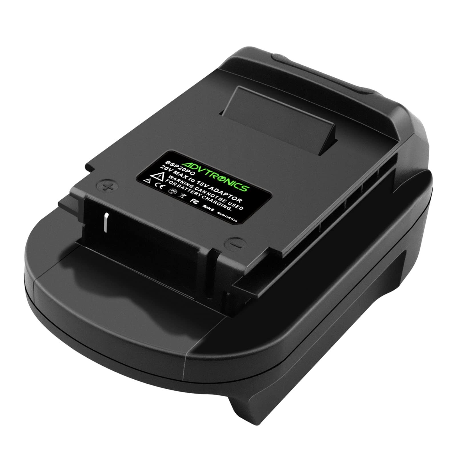 ADVTRONICS 20V Battery Adapter BSP20PO Compatible with Porter Cable 18V Tools, Convert Porter Cable 20V Max Lithium Battery PCC685L PCC680L PCC685LP