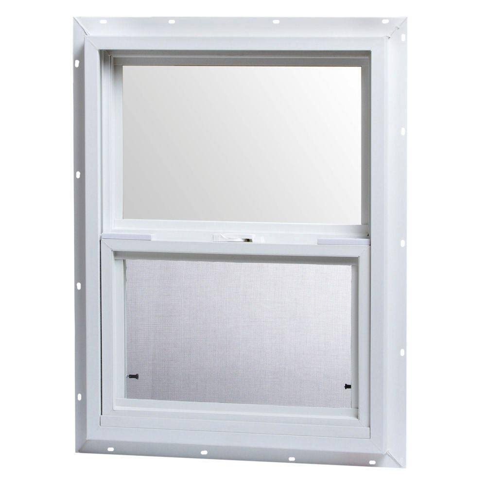 TAFCO Windows 18 in. x 24 in. Single Hung Vinyl Window- White