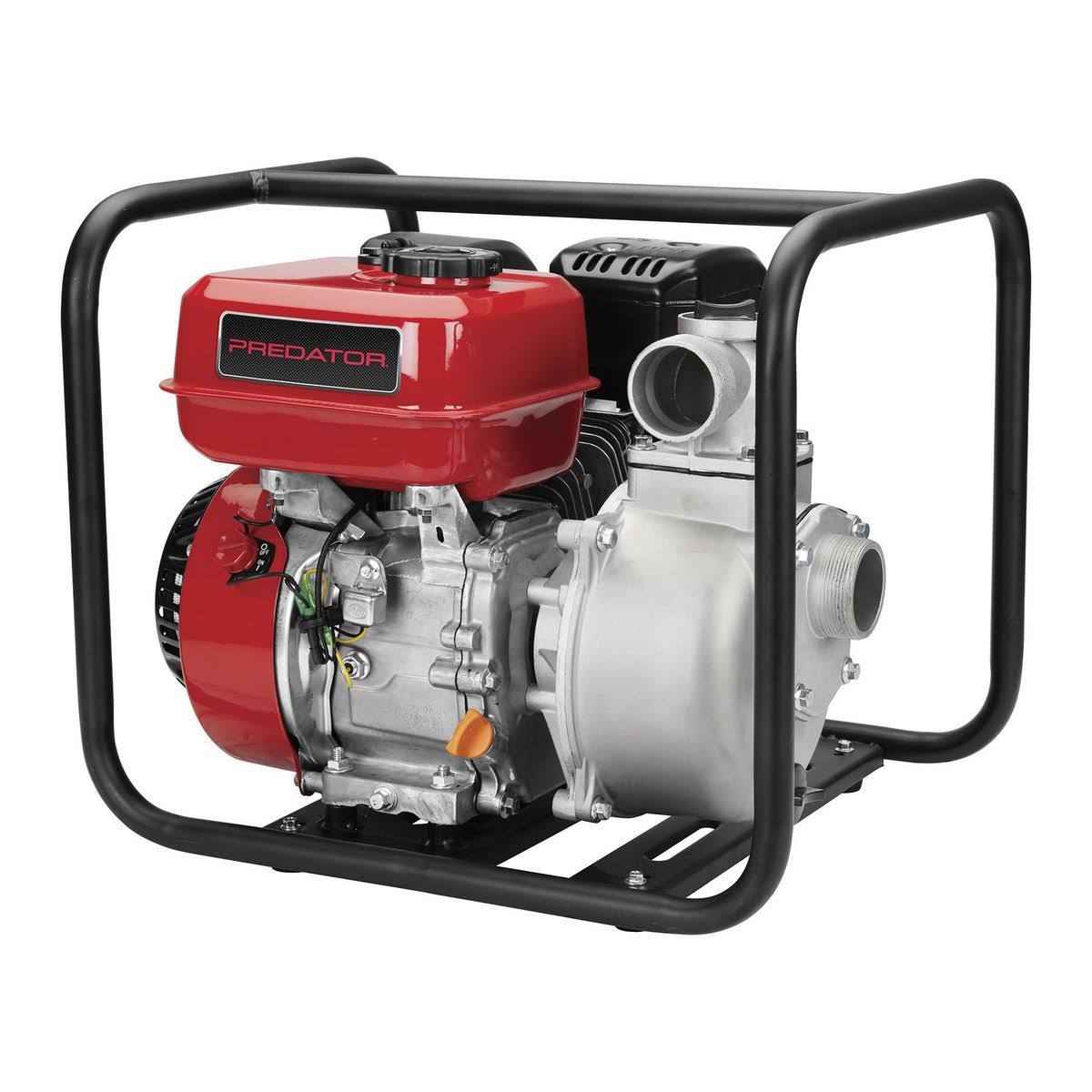Predator 2 in. 212cc Gasoline Engine Semi-Trash Water Pump- 158 GPM