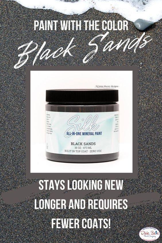 Dixie Belle Silk Paint Black Sands