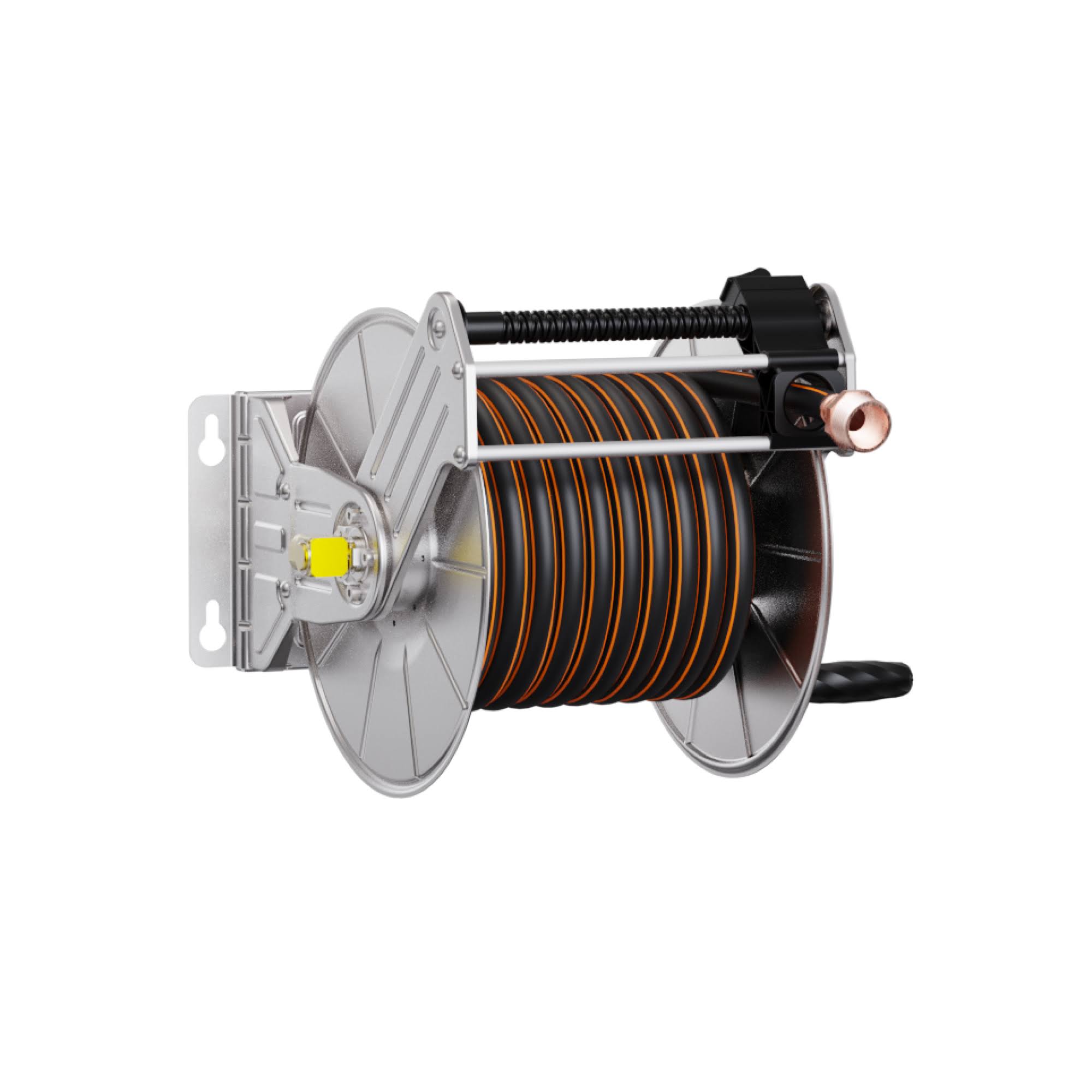 Giraffe Tools Steel 150-ft Wall-Mount Hose Reel Stainless Steel | SW8US