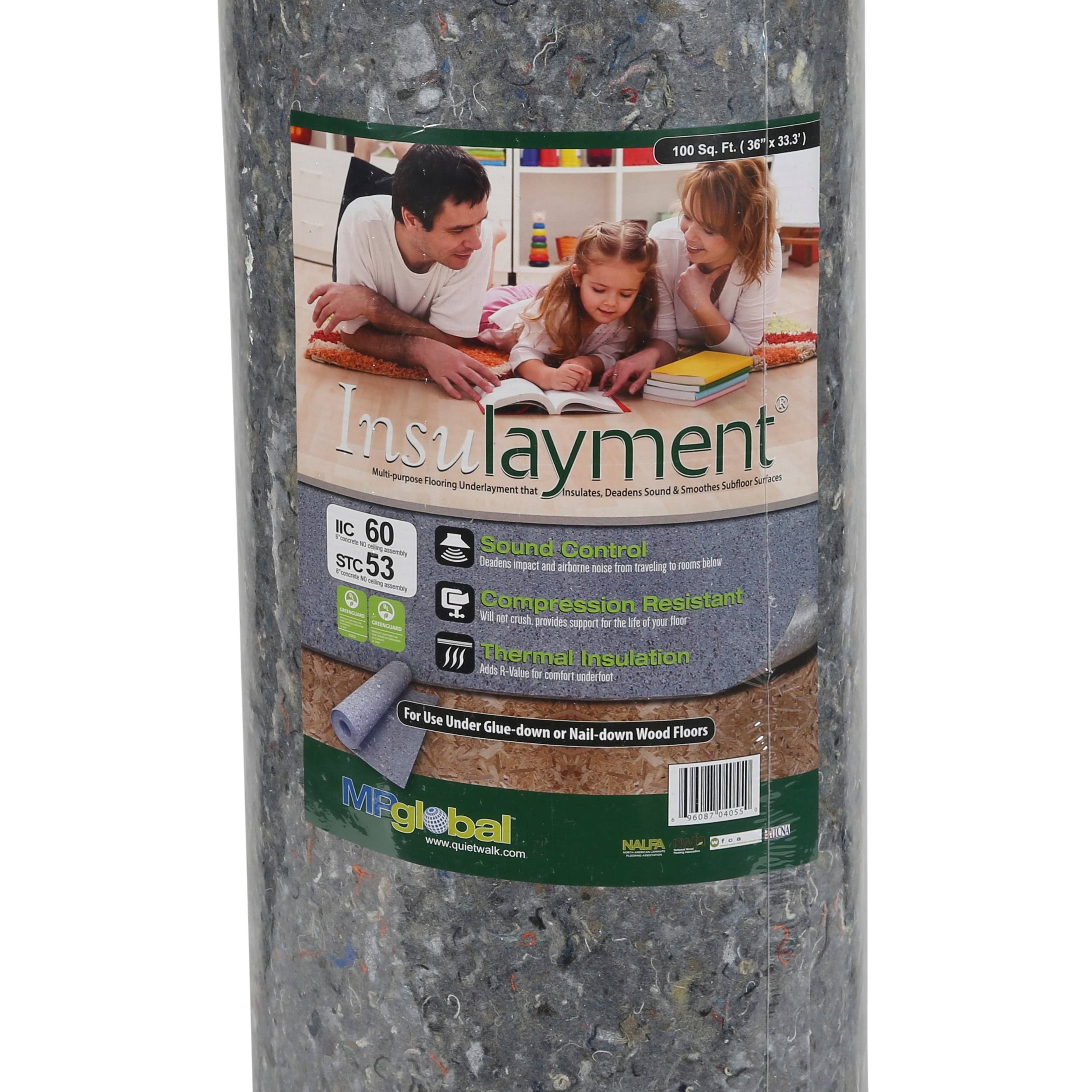 INSUL100MP Global Products Insulayment Acoustical Fiber Underlayment