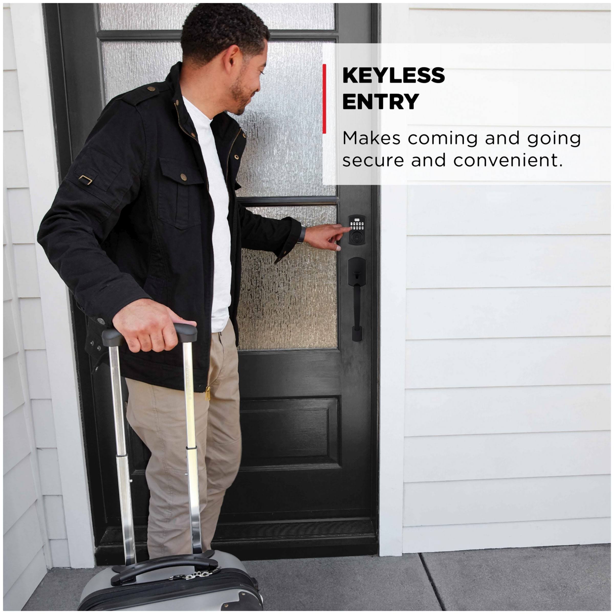 Kwikset Powerbolt 250 10-Button Keypad Electronic Deadbolt Door Lock, Satin Nickel