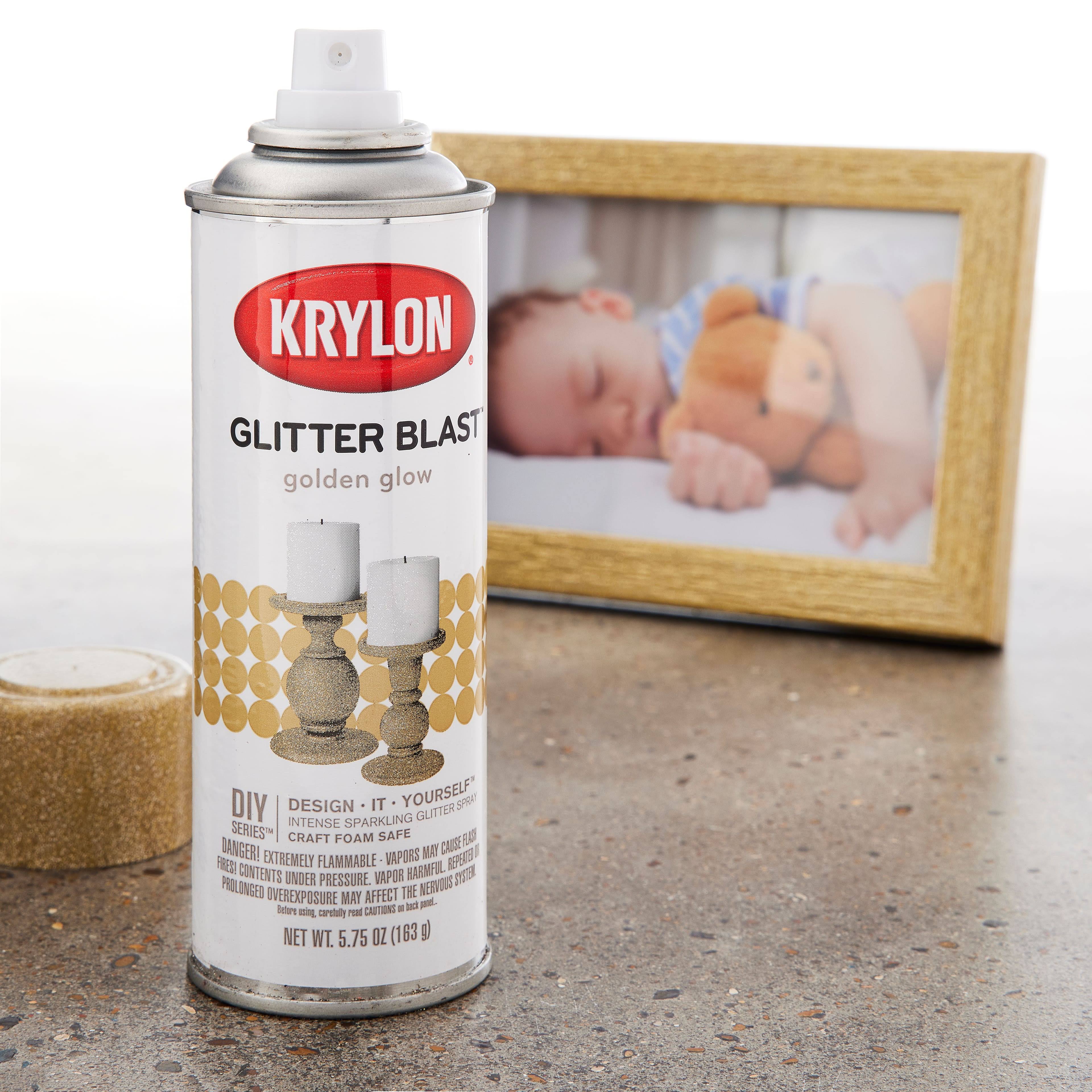 Krylon Golden Glow Glitter Blast Spray Paint 5.75 oz