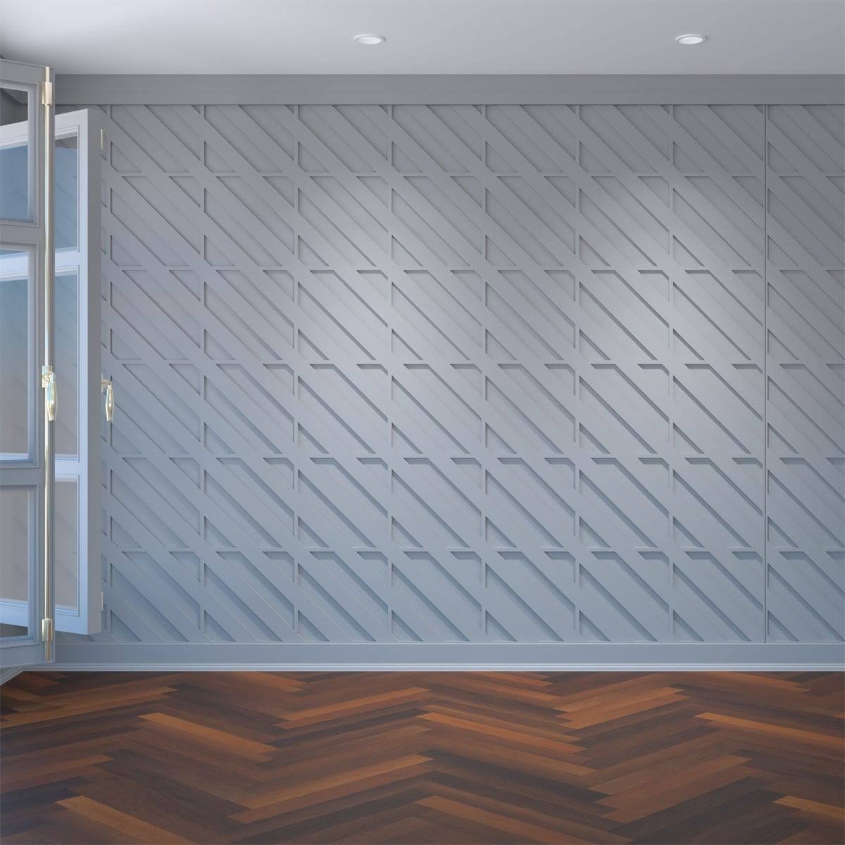 Medium Strymon Decorative Fretwork Wall Panels in Architectural Grade PVC