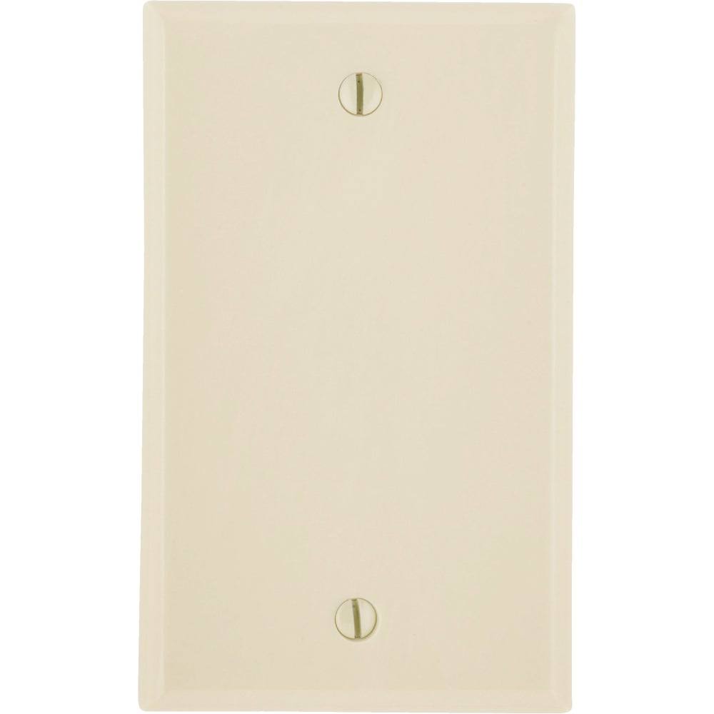 Leviton 1 Gang Receptacle Wallplate, White