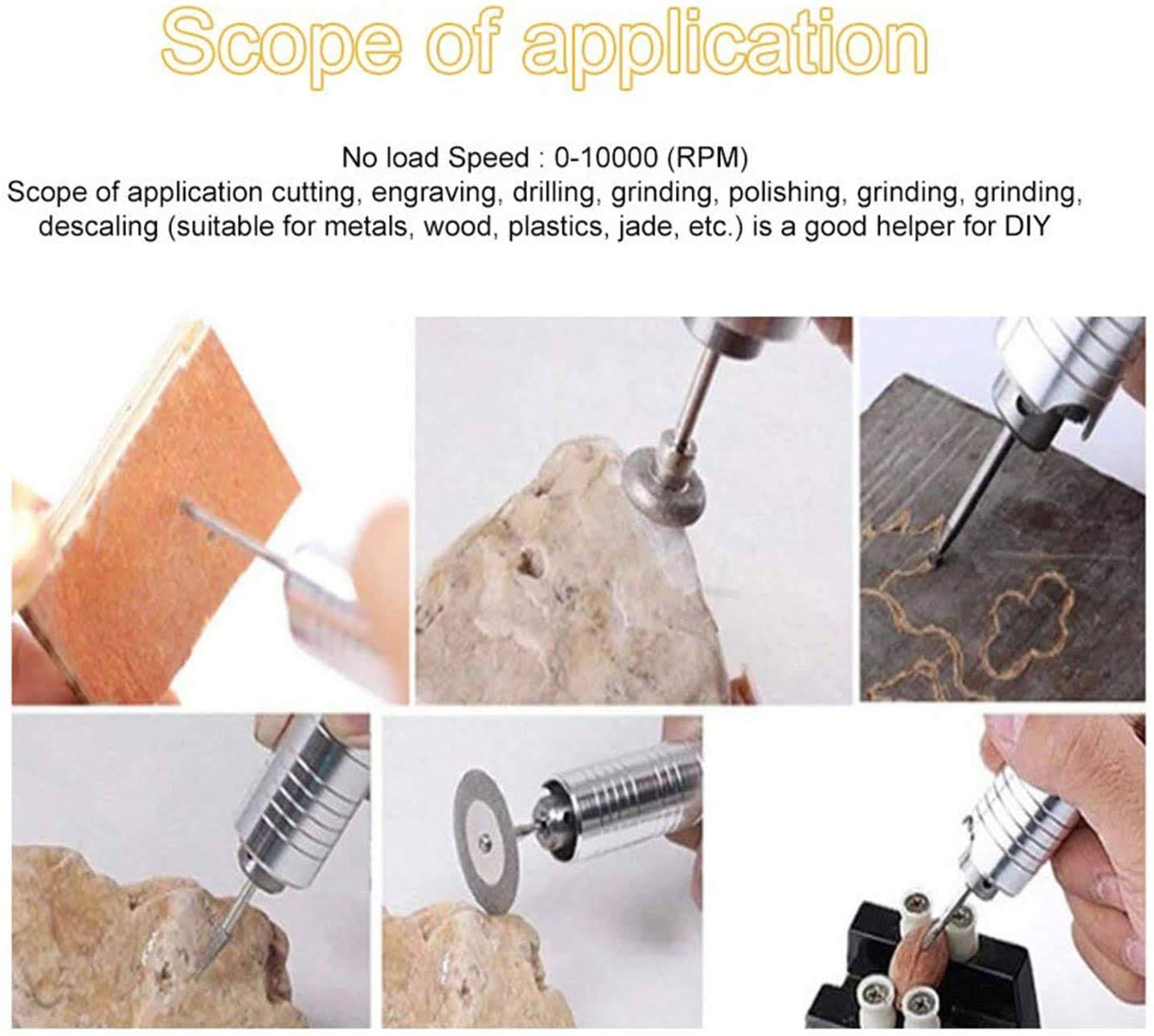 Lapidary Equipment DIY Jewelry Lapidary Saw for Cutting Rocks, 110V Mini Table Saws Grinder Polishing Machine 0-10000r/min with Flexible Shaft,Right