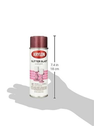 Krylon Posh Pink Glitter Blast Spray Paint 5.75 oz.