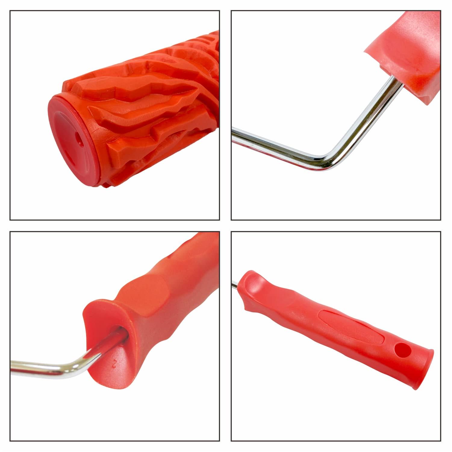 7'' Patterned Paint Roller for Wall Decoration Classic Brick Embossing Texture Rubber Roller (EG325T)