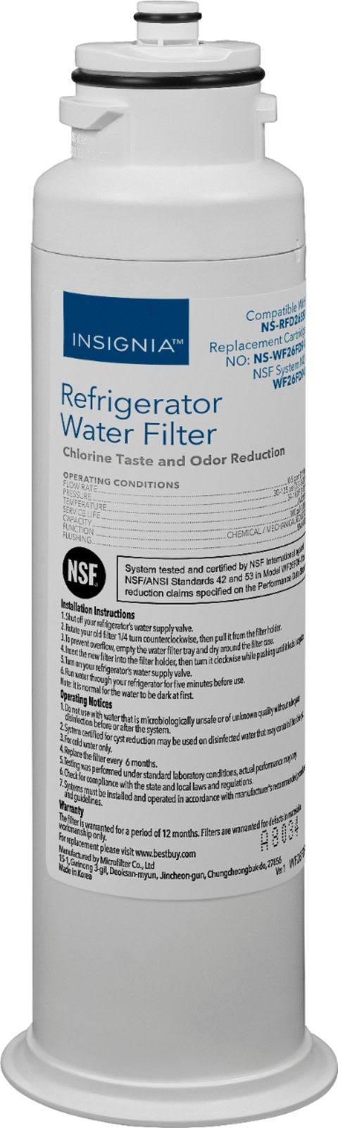 Insignia- Water Filter for Select Insignia Refrigerators- White