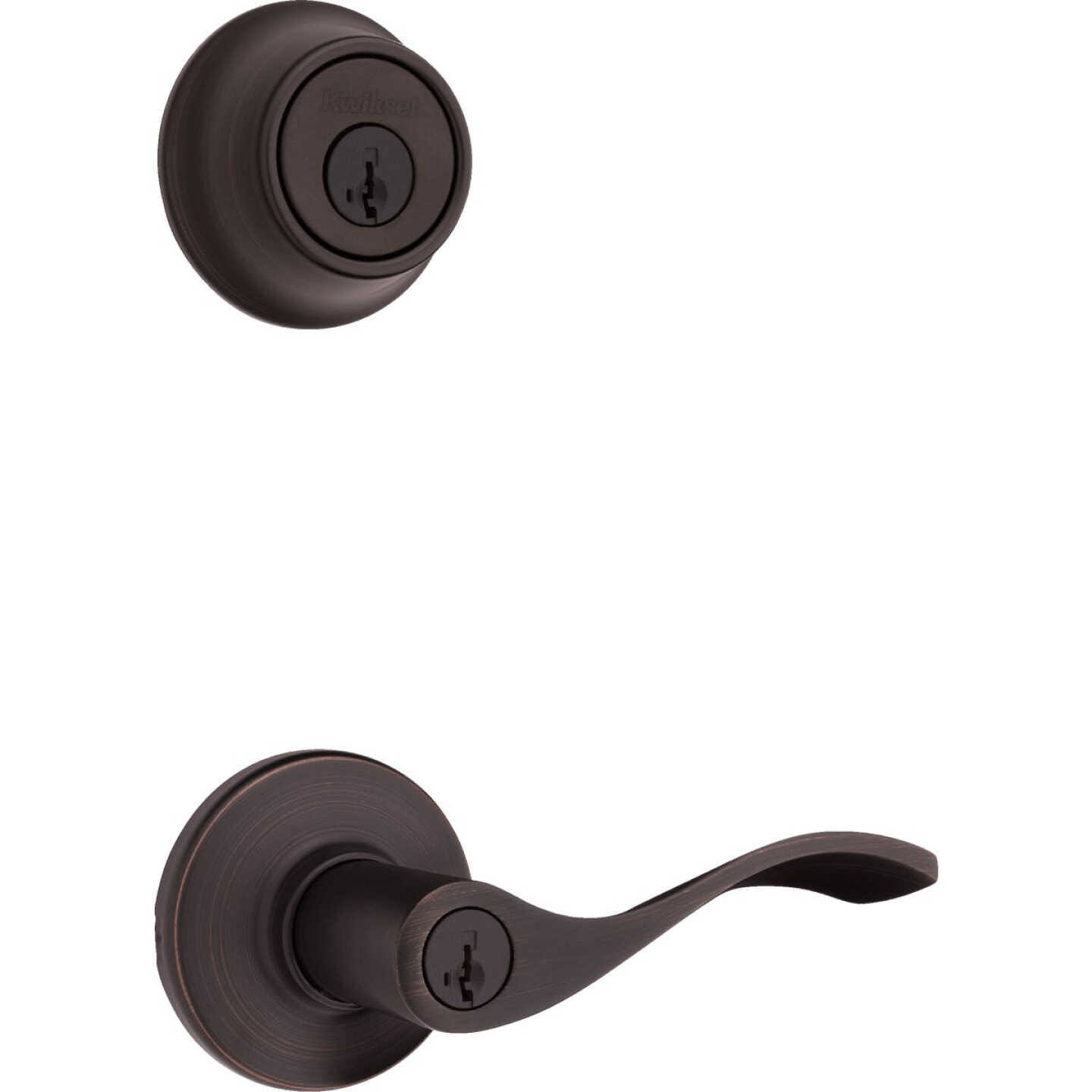 Balboa Entry Lever & Deadbolt Combo Pack, Venetian Bronze by Kwikset
