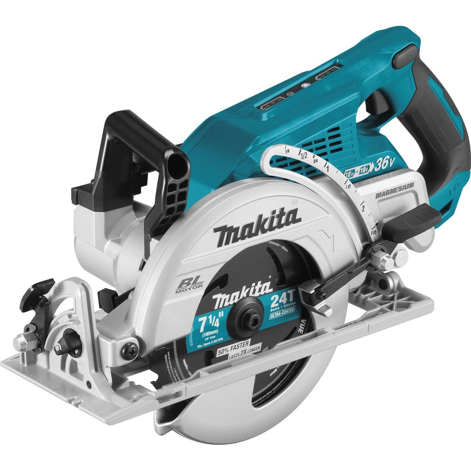 Makita XSR01Z 18V X2 36V LXT Circular Cordless Brushless Rear Handle 7-1/4in. Saw