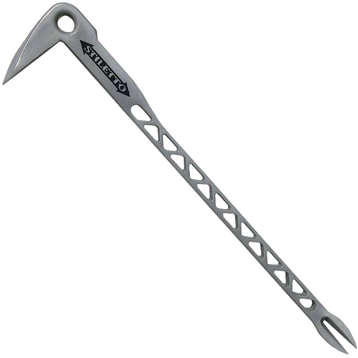 Stiletto 12 in. Titanium Clawbar Nail Puller with Dimpler