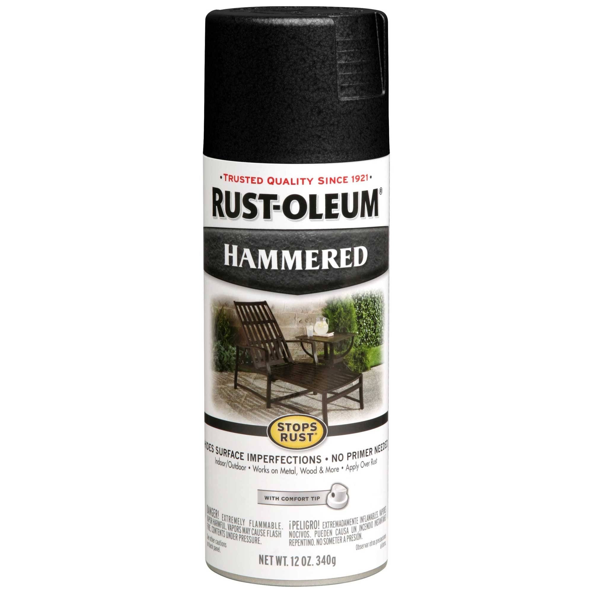 Rust-Oleum Spray Paint Hammered Black 12 oz