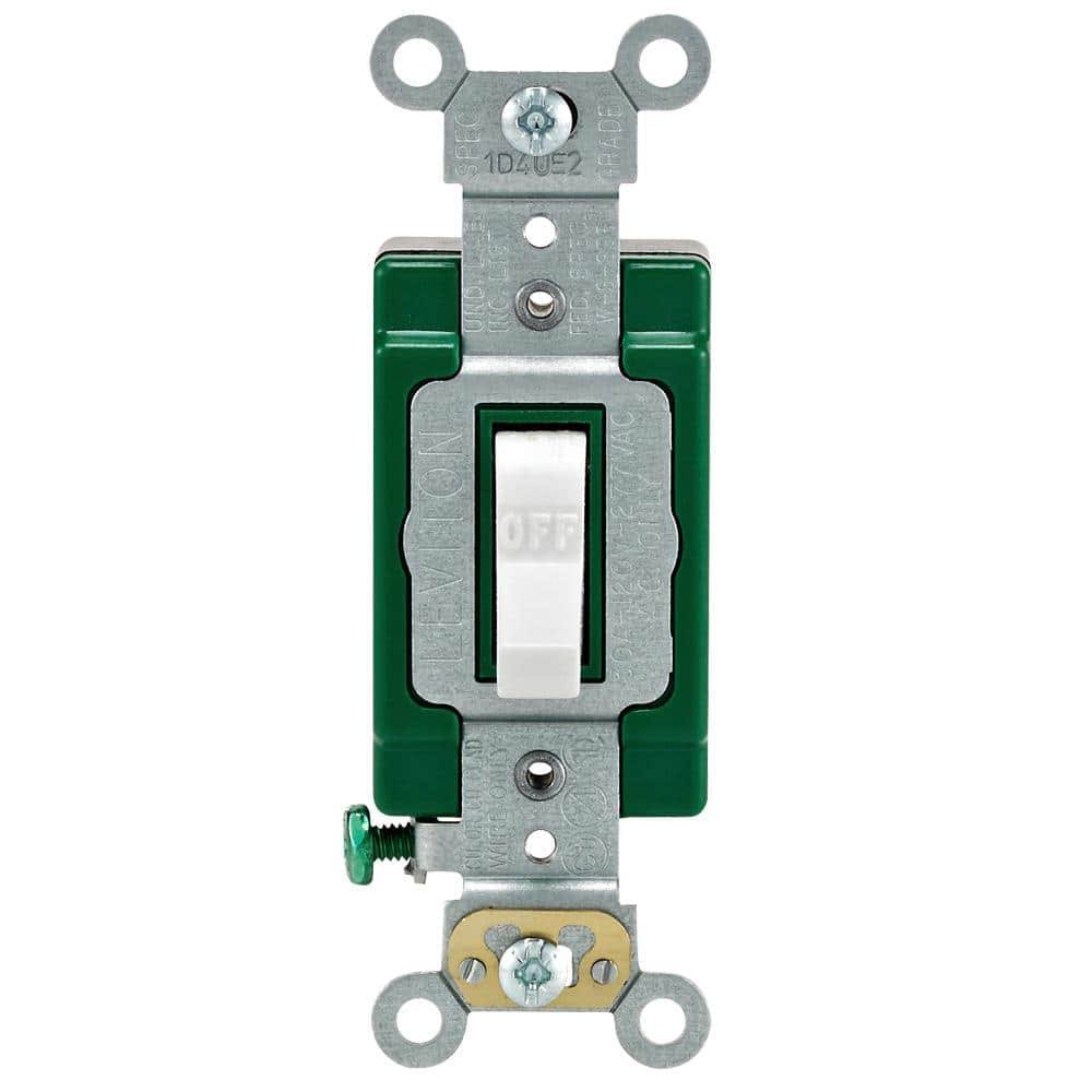 Leviton Industrial 30 Amps Toggle Switch White