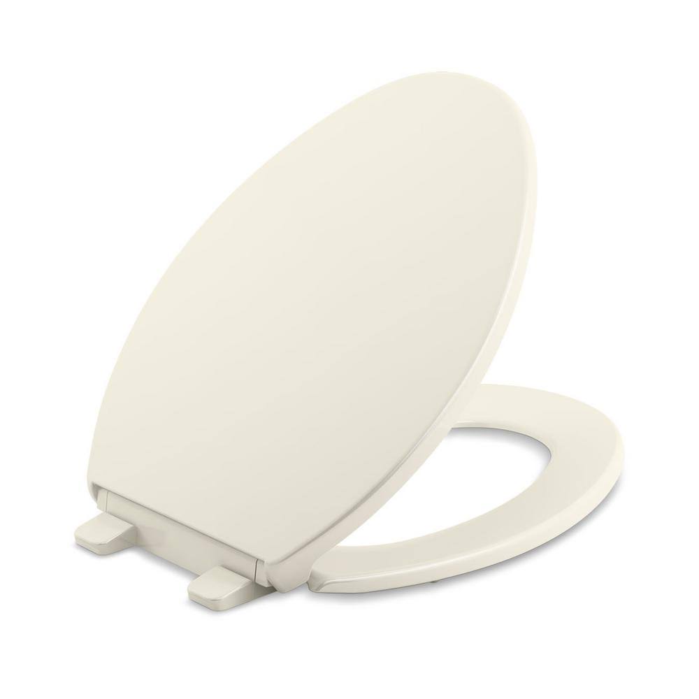 Kohler Closed Front Elongated Toilet Seat in Biscuit