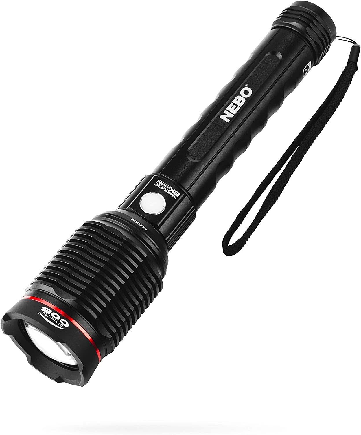 Nebo Redline 6K Rechargeable Flashlight 6000 Lumen LED Light
