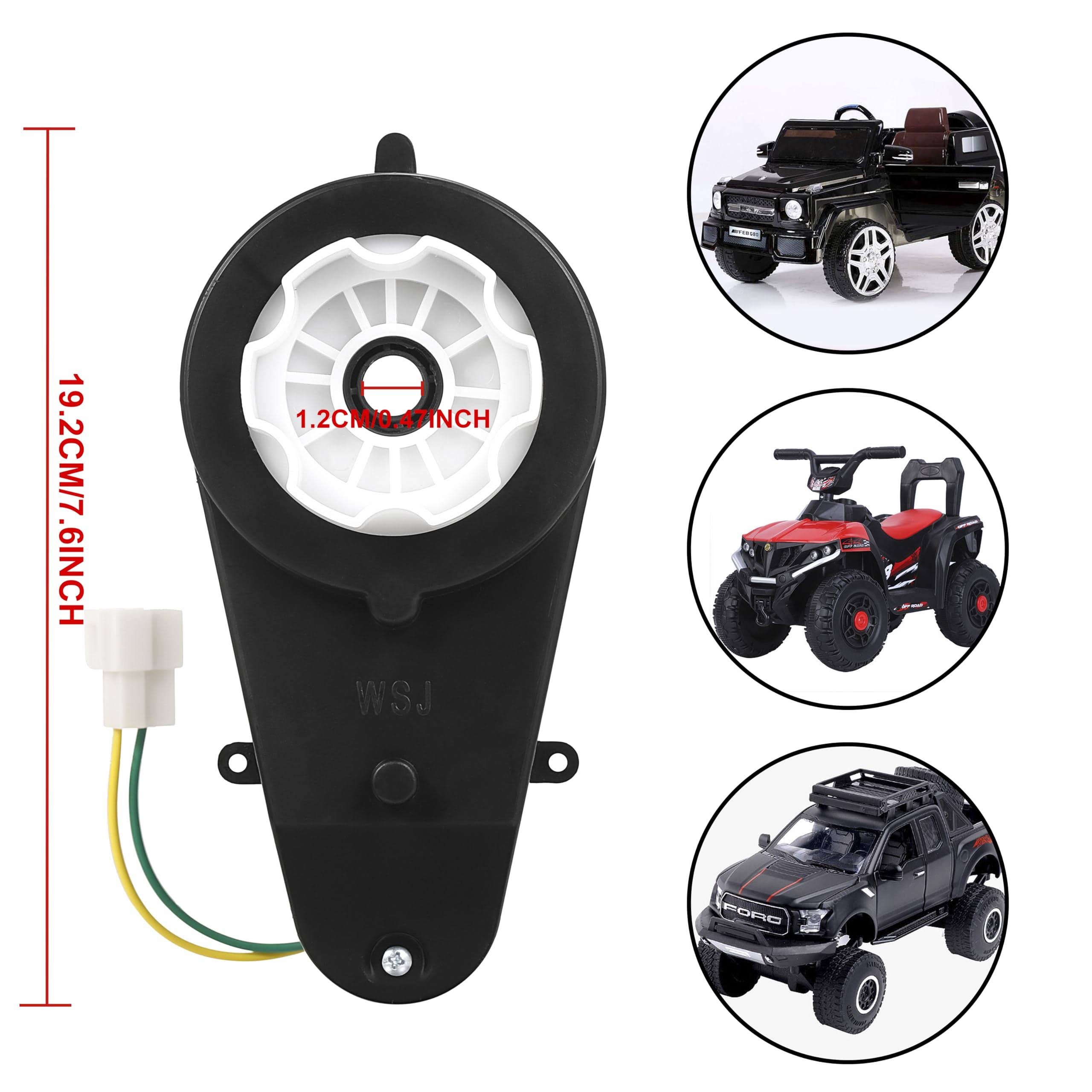 12V 40000rpm Motor 12V Kids Ride on Car Gearbox 2pcs Electric Motor Gearbox Motorcycles High Speed Rs550 Drive Engine Match Kids Ride on Toys Car