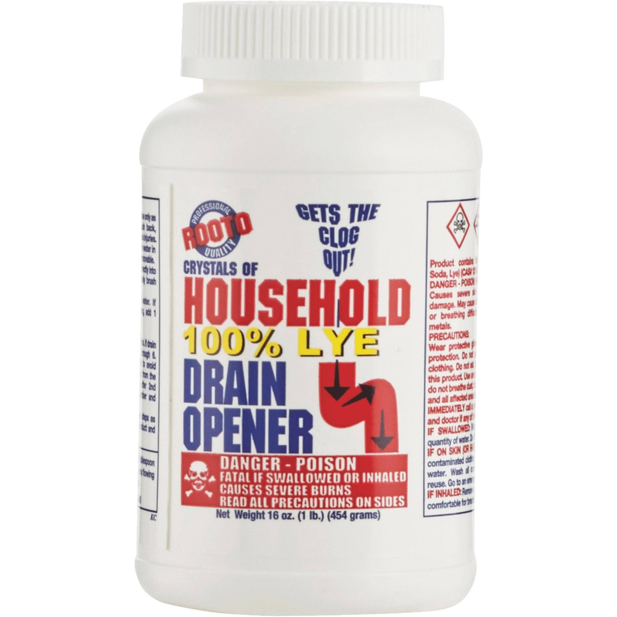 Rooto Household Lye Drain 1lb