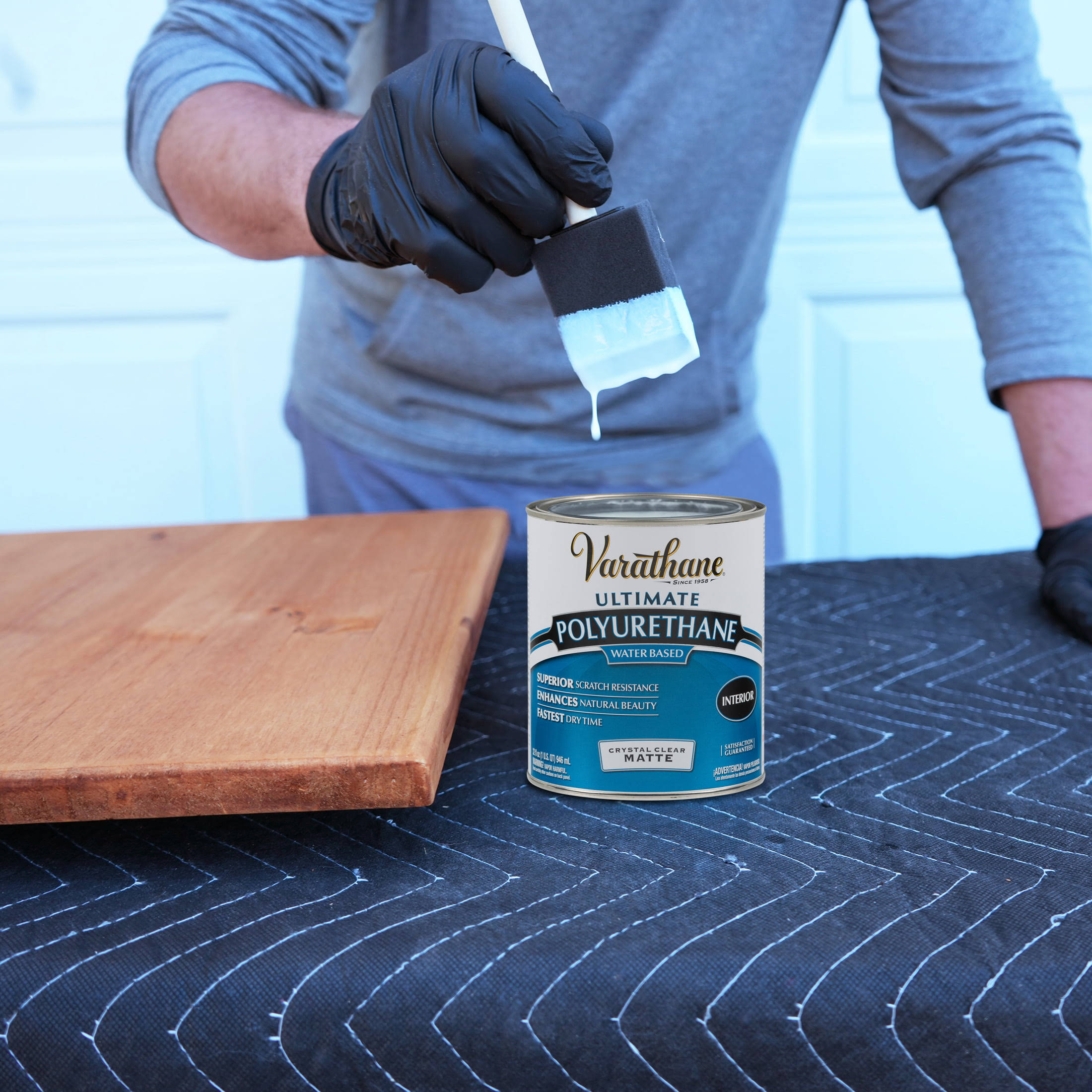 Varathane 262074 1 Quart Clear Matte Soft Touch Polyurethane