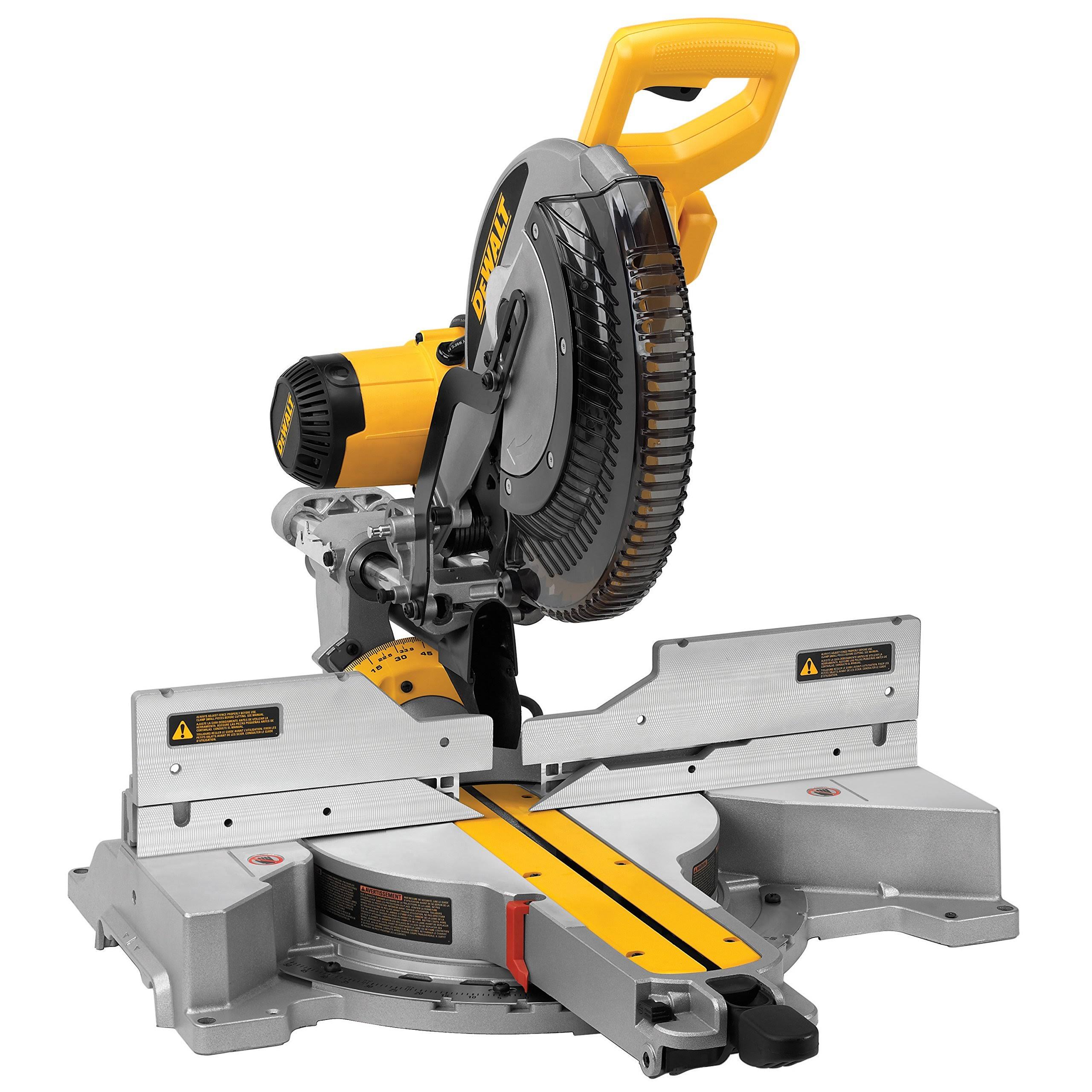 DeWalt DWS780 12'' Double-Bevel Sliding Compound Miter Saw