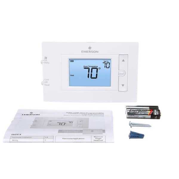 Emerson 1F83C-11NP Digital Non-Programmable Thermostat