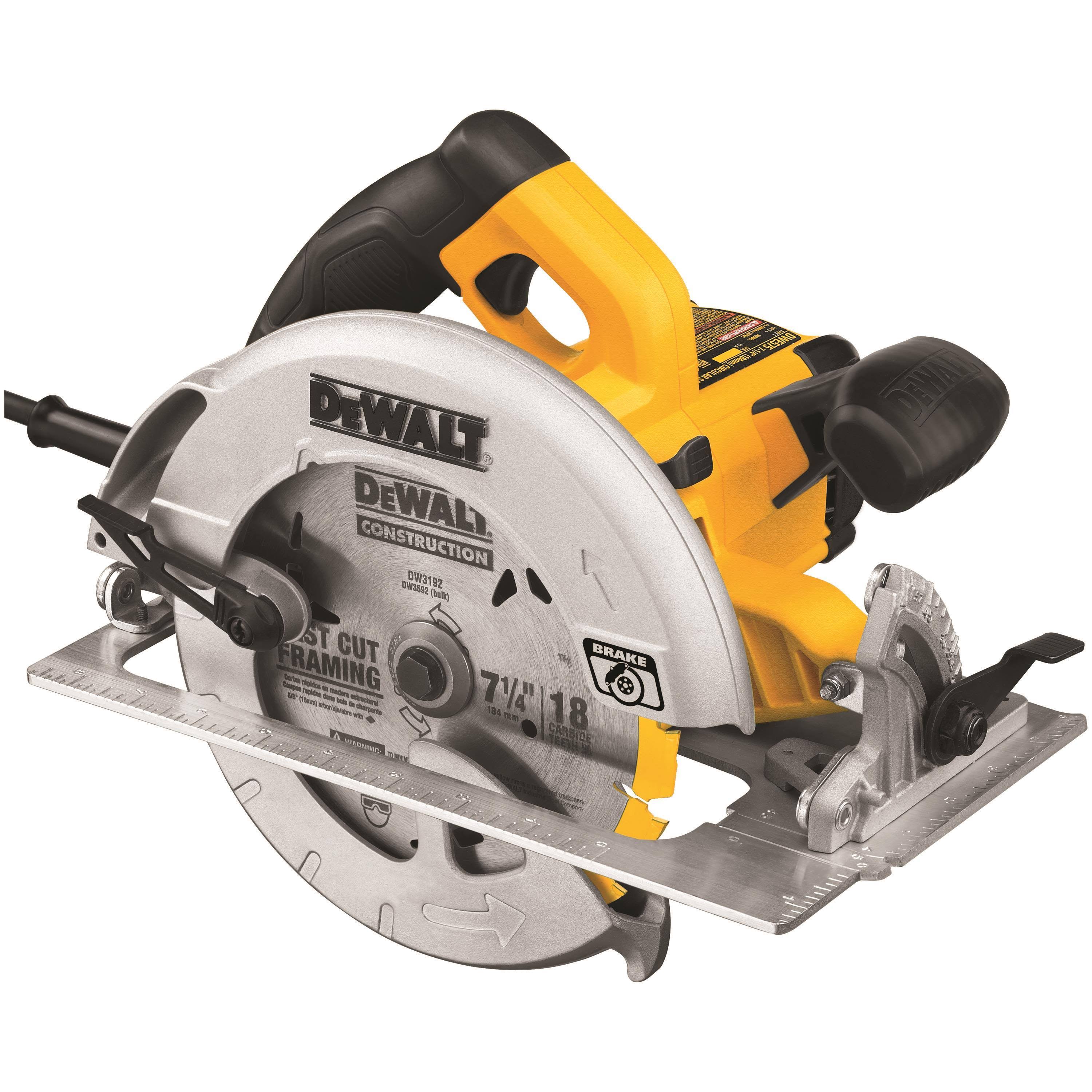 Dewalt Lightweight Circular Saw with Electric Brake