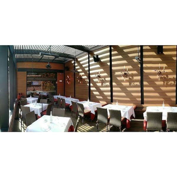 NewTechWood All Weather System 5.5 in. x 96 in. Composite Siding Board in Peruvian Teak | US09-8-TK