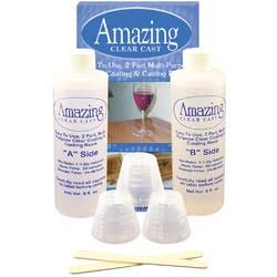 Amazing Putty Amazing Clear Cast Kit- 2 bottle, 8 oz each