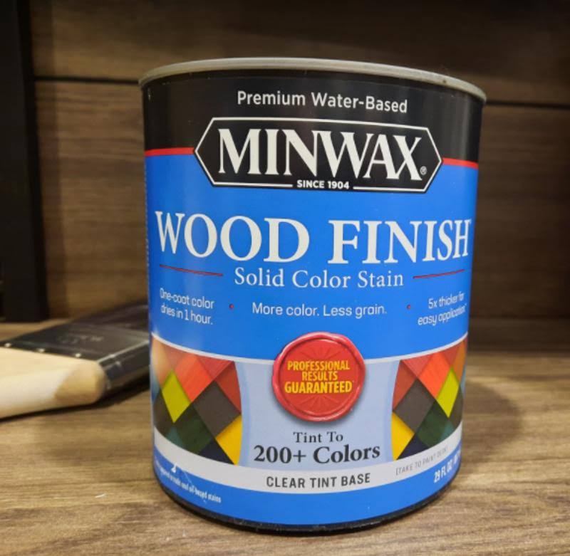 Minwax Water-Based Wood Stain & Finish White Tint Base, 1 qt.