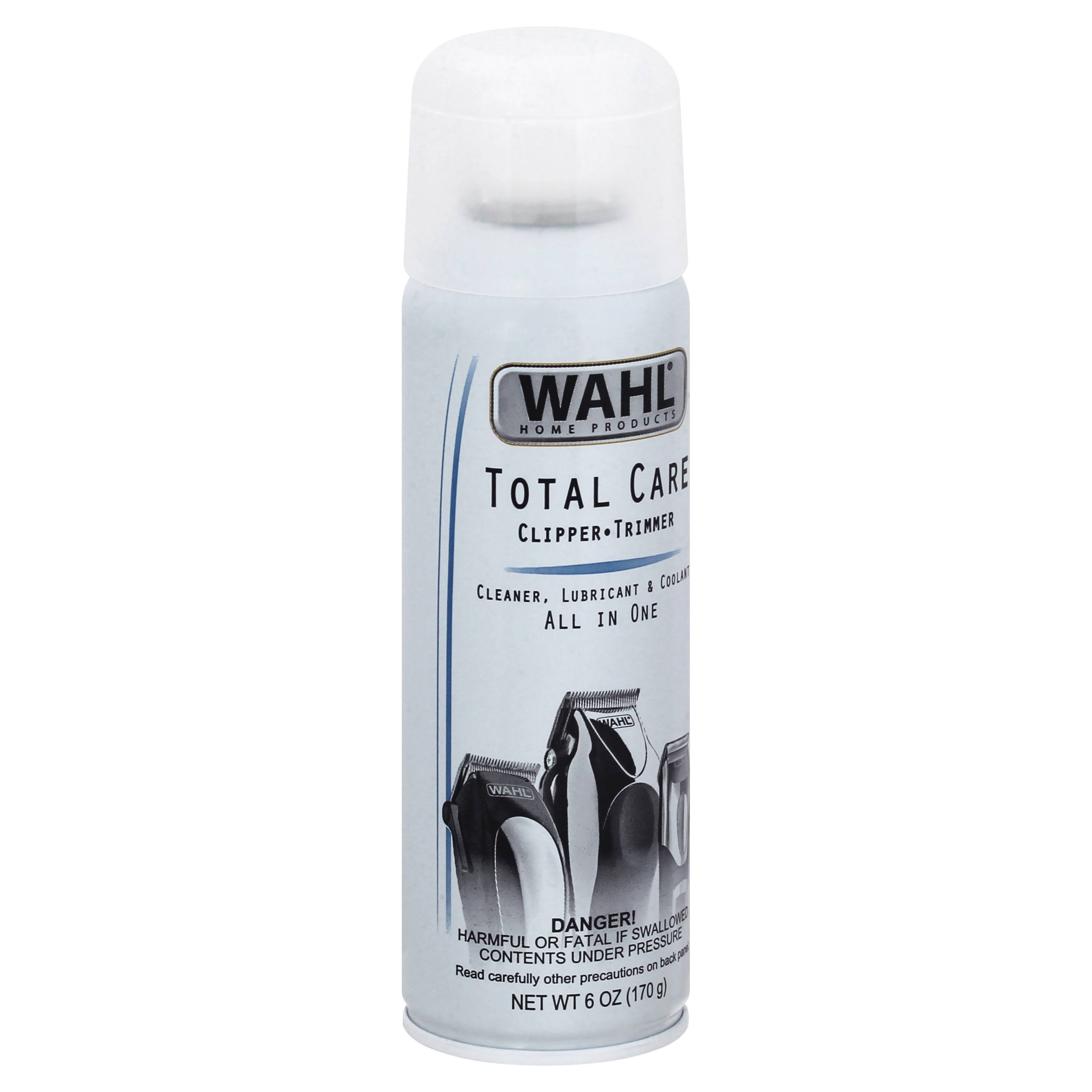 Wahl Total Care Hair Clipper Blade Lubricant/Cleaner 6oz #3776, Size: 000, White